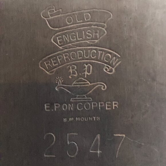 Vintage Silver-plated Serving Tray - Picture 2 of 2